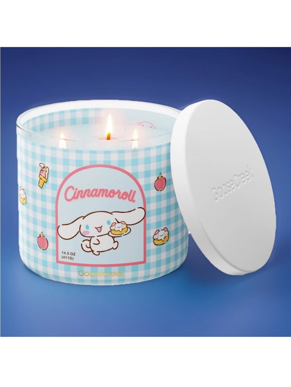 Goose Creek 3-Wick Candle- Hello Kitty Cinnamoroll   (14.5 oz)